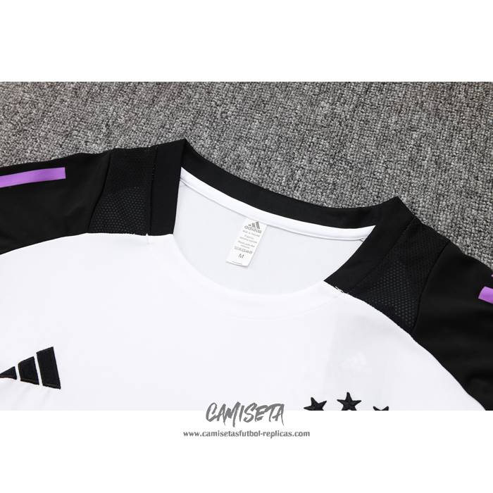 Chandal del Alemania 2024-2025 Manga Corta Blanco - Pantalon Corto